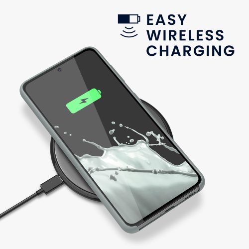 Kwmobile tok Samsung Galaxy S21, szürke, szilikon, KWM000012BT068C