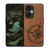 Kwmobile tok OnePlus Nord CE 3 Lite/Nord N30, barna/kék, fa, KWM000022NS001C