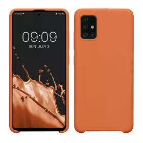   Kwmobile tok Samsung Galaxy A51, narancssárga, szilikon, KWM000010ZA052C