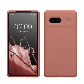   Kwmobile tok Google Pixel 7a telefonhoz, rózsaszín, szilikon, KWM000019YE034C