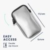Kwmobile univerzális telefontok, XL méretű - 6,8 hüvelykes, szürke, neoprén, KWM000016AI071C