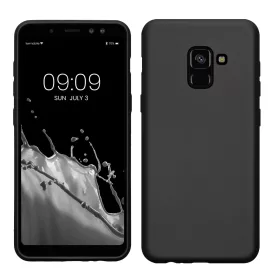   Kwmobile tok Samsung Galaxy A8 (2018), szürke, szilikon, KWM0000093L012C