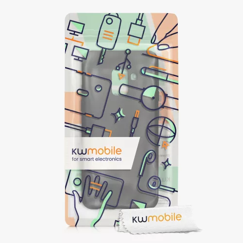 Kwmobile tok Samsung Galaxy A8 (2018), szürke, szilikon, KWM0000093L012C