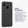 Kwmobile tok Samsung Galaxy A20e-hez, szürke, szilikon, KWM0000102K012C