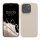 Kwmobile tok Apple iPhone 15 Pro telefonhoz, krémszínű, szilikon, KWM000020CC012C