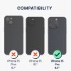 Kwmobile tok Apple iPhone 15 Pro készülékhez, sötétzöld, szilikon, KWM000020CC013C