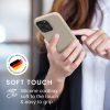 Kwmobile tok Apple iPhone 15 Pro Max készülékhez, krémszínű, szilikon, KWM000020CD012C