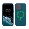Kwmobile tok Apple iPhone 15 Pro Max telefonhoz, zöld, szilikon, KWM000022OG003C