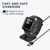 Kwmobile USB tápkábel Xiaomi Mi Band 8 Pro készülékhez, fekete, műanyag, KWM0000251B001C