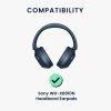 Kwmobile szett 2 fülpárnából és 2 huzatból Sony WH-XB910N, sötétkék, szilikon, KWM0000251E001C