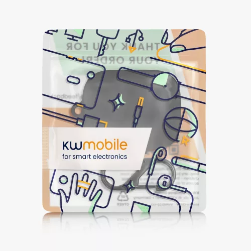Kwmobile fejhallgató tok Xiaomi Redmi Buds 5-höz, fekete, szilikon, KWM0000251H001C