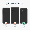 Kwmobile tok Samsung Galaxy S24-hez, sötétzöld, szilikon, KWM000021KW014C
