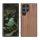 Kwmobile tok Samsung Galaxy S24 Ultra készülékhez, barna, fa/szilikon, KWM000021LG001C