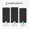 Kwmobile tok Samsung Galaxy S24, fekete, szilikon, KWM000021LM001C