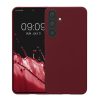 Kwmobile tok Samsung Galaxy S24 Plus-hoz, lila, szilikon, KWM000021LN008C