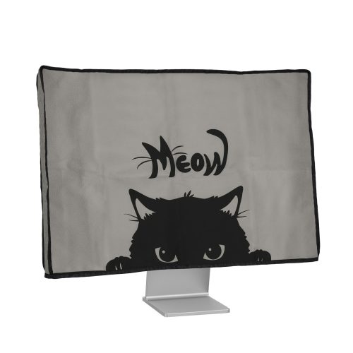 Kwmobile burkolat 31-32 hüvelykes monitorhoz, szürke/fekete, műanyag, KWM000008YG009C