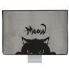 Kwmobile burkolat 31-32 hüvelykes monitorhoz, szürke/fekete, műanyag, KWM000008YG009C