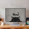 Kwmobile burkolat 31-32 hüvelykes monitorhoz, szürke/fekete, műanyag, KWM000008YG009C