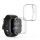 2 db Kwmobile tok készlet Amazfit Bip 3/Bip 3 Pro készülékekhez, átlátszó, szilikon, KWM0000194M003C