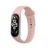 Kwmobile szíj Xiaomi Mi Band 7, világos rózsaszín, szilikon, KWM0000252C002C