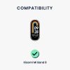 Kwmobile szíj Xiaomi Mi Band 8-hoz, zöld, pamut, KWM0000252G002C