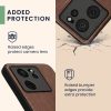 Kwmobile tok Xiaomi 13T/13T Pro-hoz, barna/kék, fa, KWM000020IR002C
