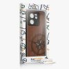 Kwmobile tok Xiaomi 13T/13T Pro-hoz, barna/kék, fa, KWM000020IR002C