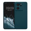 Kwmobile tok Xiaomi 13T/13T Pro telefonhoz, zöld, szilikon, KWM000020IU004C