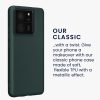 Kwmobile tok Xiaomi 13T/13T Pro-hoz, sötétzöld, szilikon, KWM000020IW003C