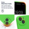 Kwmobile tok Apple iPhone 15 telefonhoz, zöld, szilikon, KWM000022OL002C