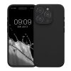 Kwmobile tok Apple iPhone 15 Pro telefonhoz, fekete, szilikon, KWM000022OM003C