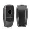 Kwmobile autókulcs fedél Mercedes Benz Smart Key, szürke/fekete, szilikon, KWM0000252R001C
