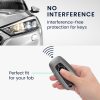 Kwmobile autókulcs fedél Ford 2 gombokhoz - Keyless Go, szürke/fekete, szilikon, KWM0000252Y001C
