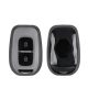 Kwmobile autókulcs fedél Dacia/Renault 2 gombokhoz, szürke/fekete, szilikon, KWM0000253C001C