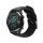 Kwmobile szíj Huawei Watch GT 3/Watch GT 2/Watch GT számára, fekete, természetes bőr, KWM000013PG003C