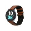 Kwmobile szíj Samsung Galaxy Watch 5/Galaxy Watch 5 Pro/Galaxy Watch 4 készülékhez, barna/fekete, természetes bőr, KWM0000253I001C