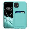 Kwmobile tok Apple iPhone 11 telefonhoz, világoszöld, szilikon, KWM0000134F014C