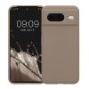 Kwmobile tok Google Pixel 8 telefonhoz, bézs, szilikon, KWM0000208F023C