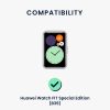 2 db Kwmobile szíj készlet Huawei Watch Fit Special Editionhoz, fekete/sötétkék, szilikon, KWM0000253M001C