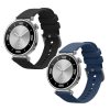 2 db Kwmobile szíj készlet Huawei Watch GT 4-hez (41 mm), fekete/sötétkék, szilikon, KWM0000254B001C