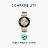 2 db Kwmobile szíj készlet Huawei Watch GT 4-hez (41 mm), fekete/sötétkék, szilikon, KWM0000254B001C