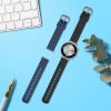 2 db Kwmobile szíj készlet Huawei Watch GT 4-hez (41 mm), fekete/sötétkék, szilikon, KWM0000254B001C