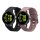 2 db Kwmobile pánt készlet Garmin vivoactive 5/Active 5-höz, fekete/lila, szilikon, KWM0000254E002C