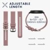2 db Kwmobile pánt készlet Garmin vivoactive 5/Active 5-höz, fekete/lila, szilikon, KWM0000254E002C