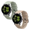 2 db Kwmobile pánt készlet Garmin vivoactive 5/Active 5-höz, zöld/krém, szilikon, KWM0000254E003C