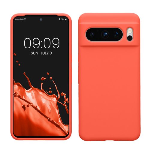 Kwmobile tok Google Pixel 8 Pro telefonhoz, rózsaszín, szilikon, KWM0000208G033C