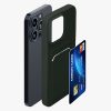 Kwmobile tok Apple iPhone 15 Pro Max készülékhez, sötétzöld, szilikon, KWM000020EP004C
