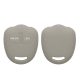 Kwmobile autókulcs fedél Mitsubishi 2 gomboshoz, szürke, szilikon, KWM000008JC004C