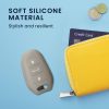 Kwmobile autókulcs fedél Peugeot/Citroen 3 gombokhoz - Smart Key, szürke, szilikon, KWM000008PD004C