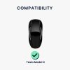 Kwmobile autókulcs fedél Tesla Model X, szürke, szilikon, KWM0000093Z002C